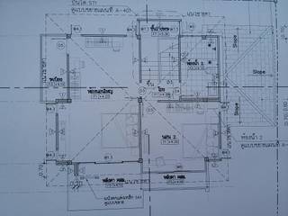 ออกแบบบ้านพักอาศัย คสล 2 ชั้น 3 ห้องนอน 1 ห้องรับแขก 2 ห้องน้ำ, designbypro designbypro