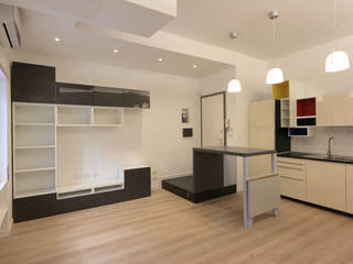 Daniele Arcomano Modern Living Room Wood White