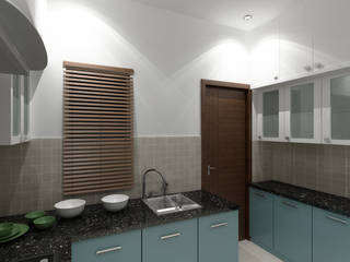 Yosuf Kitchen Interiors Work, Walls Asia Architects and Engineers Walls Asia Architects and Engineers