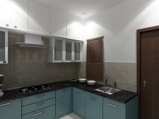 Yosuf Kitchen Interiors Work, Walls Asia Architects and Engineers Walls Asia Architects and Engineers