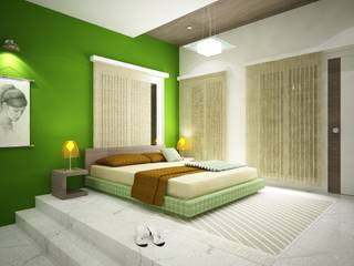 Madras Project Bedroom ,Dinning,Kitchen,Living Room, Walls Asia Architects and Engineers Walls Asia Architects and Engineers