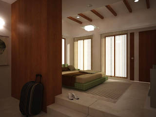 Madras Project Bedroom ,Dinning,Kitchen,Living Room, Walls Asia Architects and Engineers Walls Asia Architects and Engineers