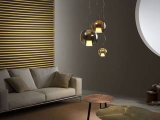 Fabbian créé la Beluga Royal , Lampcommerce Lampcommerce Modern Living Room Metallic/Silver