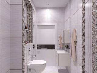 Ванная комната, Мастерская дизайна Онищенко Марии Мастерская дизайна Онищенко Марии Baños de estilo moderno