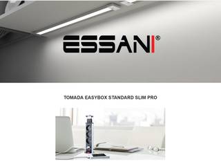 Tomada EasyBox Standard Slim PRO, ESSANI-Inovação Tecnológica ESSANI-Inovação Tecnológica 모던스타일 주택