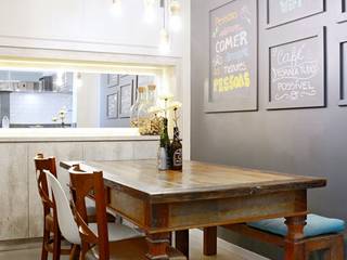 Living, Ambientta Arquitetura Ambientta Arquitetura Rustic style dining room