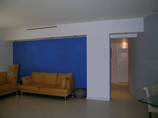ristrutturazione appartamento, Pecoramelloarchitetti Pecoramelloarchitetti Moderne Wohnzimmer
