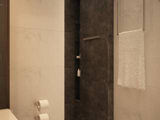 Baño Residencia La Molina, Kuro Design Studio Kuro Design Studio 모던스타일 욕실