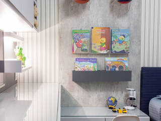 Quarto infantil de menino, Flávia Diniz - Designer de Ambientes Flávia Diniz - Designer de Ambientes Modern nursery/kids room MDF