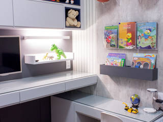 Quarto infantil de menino, Flávia Diniz - Designer de Ambientes Flávia Diniz - Designer de Ambientes Modern nursery/kids room MDF