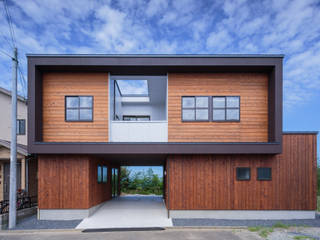 モンガタノイエ, 一級建築士事務所シンクスタジオ 一級建築士事務所シンクスタジオ Ausgefallene Häuser