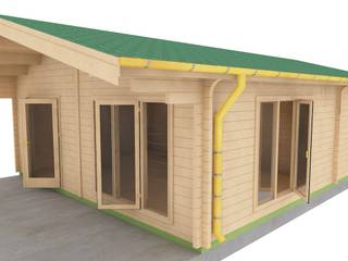 LOG HOUSES, TIMBERWORLD LTD TIMBERWORLD LTD Casas de estilo clásico Madera Acabado en madera