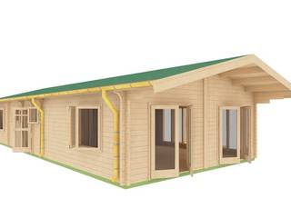 LOG HOUSES, TIMBERWORLD LTD TIMBERWORLD LTD Casas de estilo clásico Madera Acabado en madera