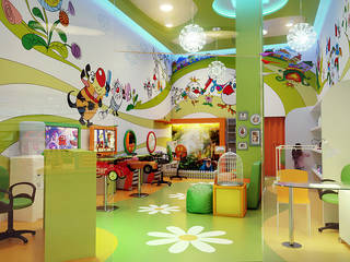 Детская парикмахерская, Architoria 3D Architoria 3D Eclectic style nursery/kids room