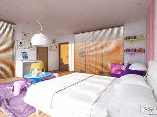 Recamaras de Residencia en la Ciudad de México, Citlali Villarreal Interiorismo & Diseño Citlali Villarreal Interiorismo & Diseño Modern Kid's Room