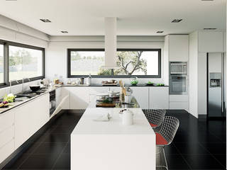 Moradia - Gerês , Portugal, MyWay design MyWay design Modern Kitchen
