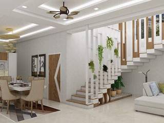 3d Rendering Living Room & Bedroom, Nabh Design & Associates Nabh Design & Associates