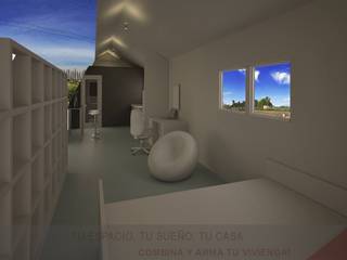 Vivienda modular 3x12, BillaniniArquitectos BillaniniArquitectos Дома в стиле лофт