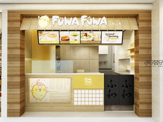 Fuwa Fuwa Cheesecake Shop, Juxta Interior Juxta Interior Конференц-центры в стиле минимализм