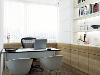 Mitra Pemuda Office, Juxta Interior Juxta Interior Конференц-центры в стиле минимализм