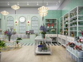 Our ongoing project. A flower shop in Shanghai, The guidelines design studio The guidelines design studio