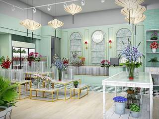 Our ongoing project. A flower shop in Shanghai, The guidelines design studio The guidelines design studio