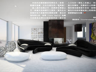 Siesta Twin House, Zucchero Architects Zucchero Architects Minimalist living room