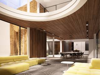 10 Degrees House, Zucchero Architects Zucchero Architects Minimalist living room
