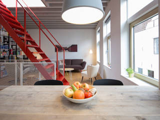 Hofjeswoningen Westeinde, studio suit studio suit Industrial style living room