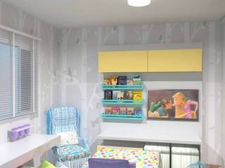 Quarto Menina, Nume Design de Ambientes Nume Design de Ambientes Modern nursery/kids room