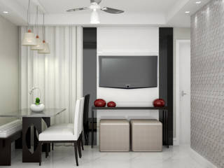 Projeto de Reforma Residencial, SCK Arquitetos SCK Arquitetos Modern dining room