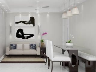 Projeto de Reforma Residencial, SCK Arquitetos SCK Arquitetos Modern living room