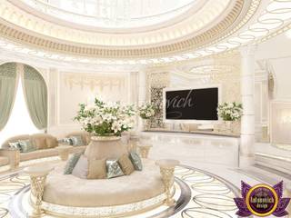 ​Masterpiece interior design of Katrina Antonovich, Luxury Antonovich Design Luxury Antonovich Design Classic style corridor, hallway and stairs