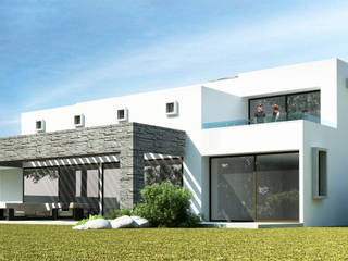 Casa Grilli homify Casas de estilo mediterráneo Ladrillos