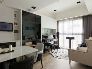歡樂時刻 Leisure, 耀昀創意設計有限公司/Alfonso Ideas 耀昀創意設計有限公司/Alfonso Ideas Classic style living room