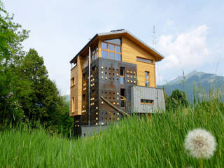 Villa in legno "Il Roccolo" - Clusone (BG), Marlegno Marlegno Modern Evler