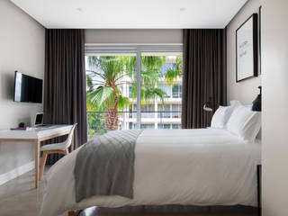 The V&A Marina & The Waterclub Apartments Project, MINC DESIGN STUDIO MINC DESIGN STUDIO Scandinavian style bedroom