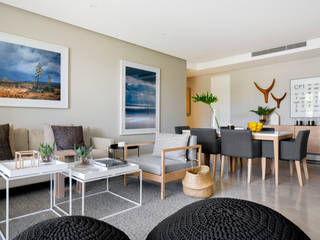 The V&A Marina & The Waterclub Apartments Project, MINC DESIGN STUDIO MINC DESIGN STUDIO Skandinavische Wohnzimmer