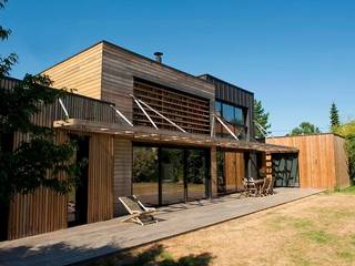 RUSTICASA | Casa em Jouars-Pontchartrain | Versailles, RUSTICASA RUSTICASA Casas de madera Madera Acabado en madera