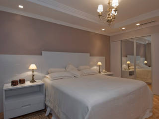 Suíte Casal, Milena Decker Arquiteura Milena Decker Arquiteura Classic style bedroom MDF