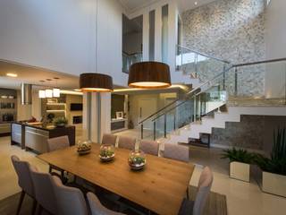 Residência Reserva da Serra, Join Arquitetura e Interiores Join Arquitetura e Interiores Modern dining room