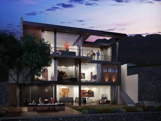 Balcones del Campestre, Diseño 102 Diseño 102 모던스타일 주택