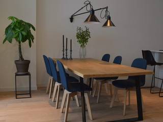 Benedenwoning Amsterdam, Atelier09 Atelier09 Scandinavian style dining room