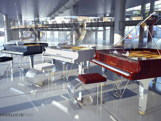 IRMLER Translucid , Lucid Pianos Lucid Pianos Modern living room