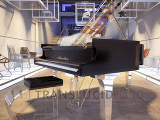IRMLER Translucid , Lucid Pianos Lucid Pianos غرفة المعيشة خشب Wood effect