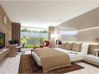 Bedroom Interior, Aripan Design Aripan Design Quartos modernos