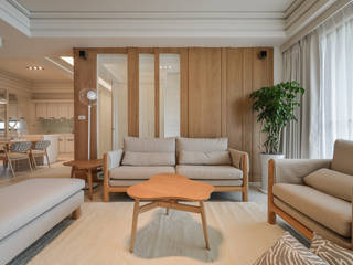 沙發背牆 存果空間設計有限公司 Scandinavian style living room