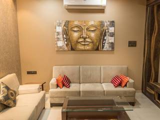 Rishi Villa - Pune, Aesthetica Aesthetica Modern Oturma Odası