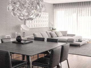 Residential House in Lisbon , INAIN Interior Design INAIN Interior Design Ruang Makan Modern