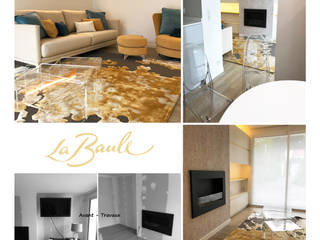 PROJET DECORATION - LA BAULE, PORNICHET, Stephanie Perroin Stephanie Perroin Eclectic style living room